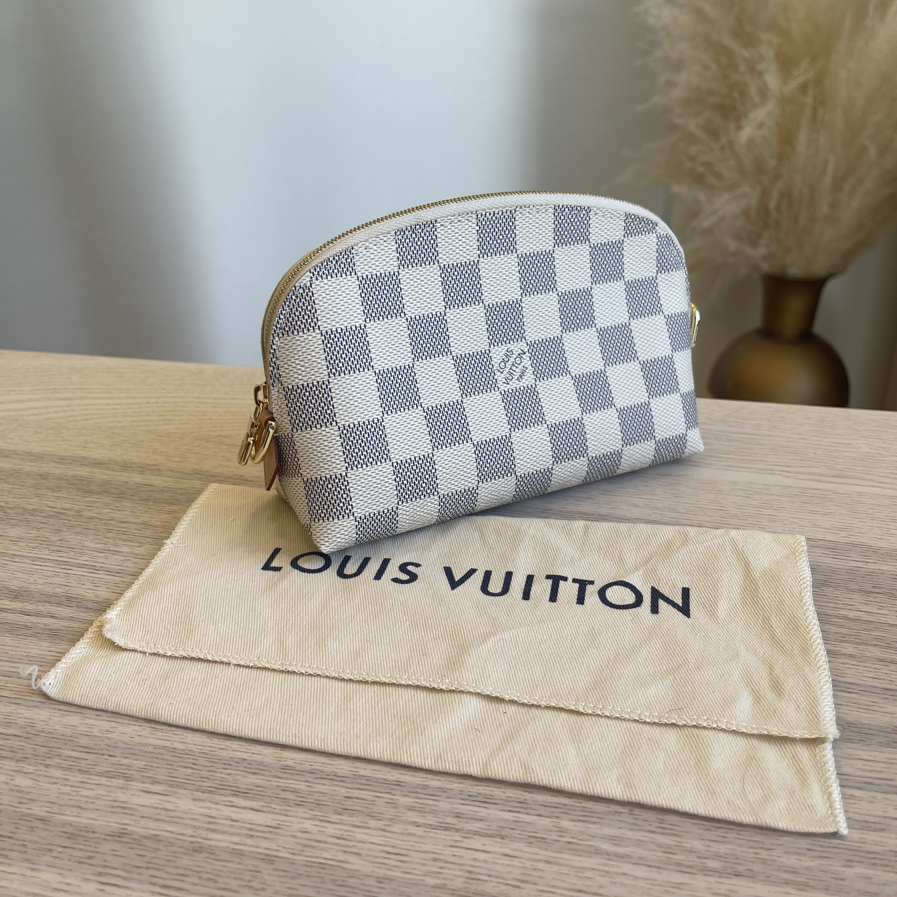 Louis Vuitton Damier Azur Cosmetic Pouch 