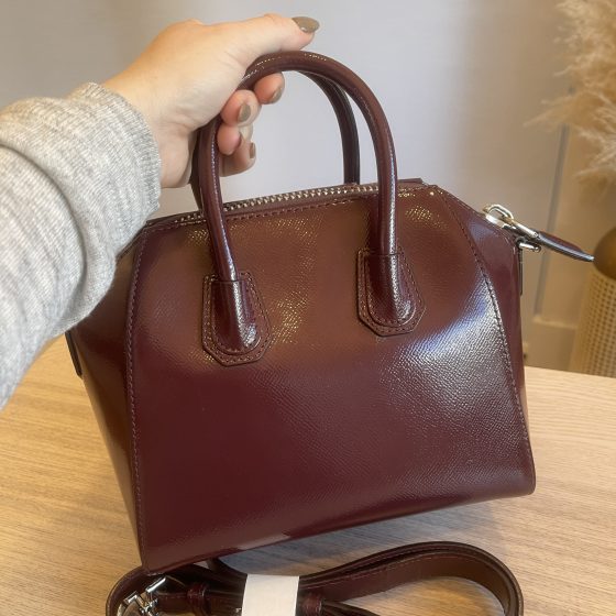 Givenchy antigona mini burgundy hotsell
