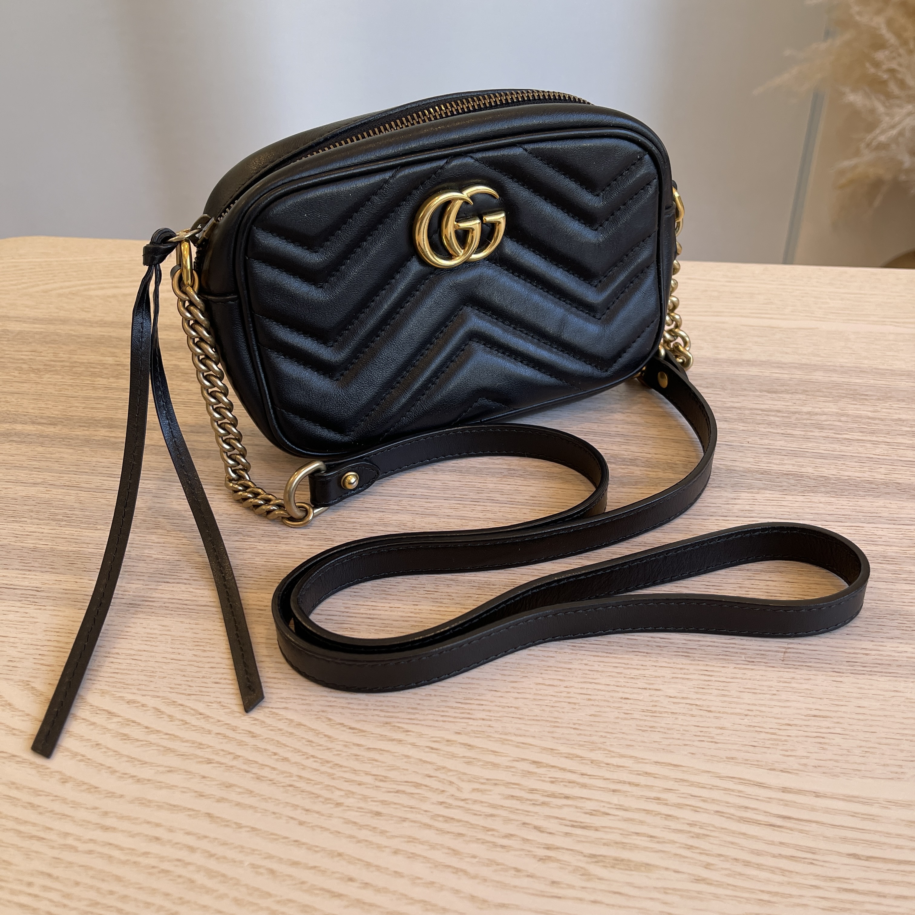 Gucci Marmont Matelasse Small V. Mini Comparison 