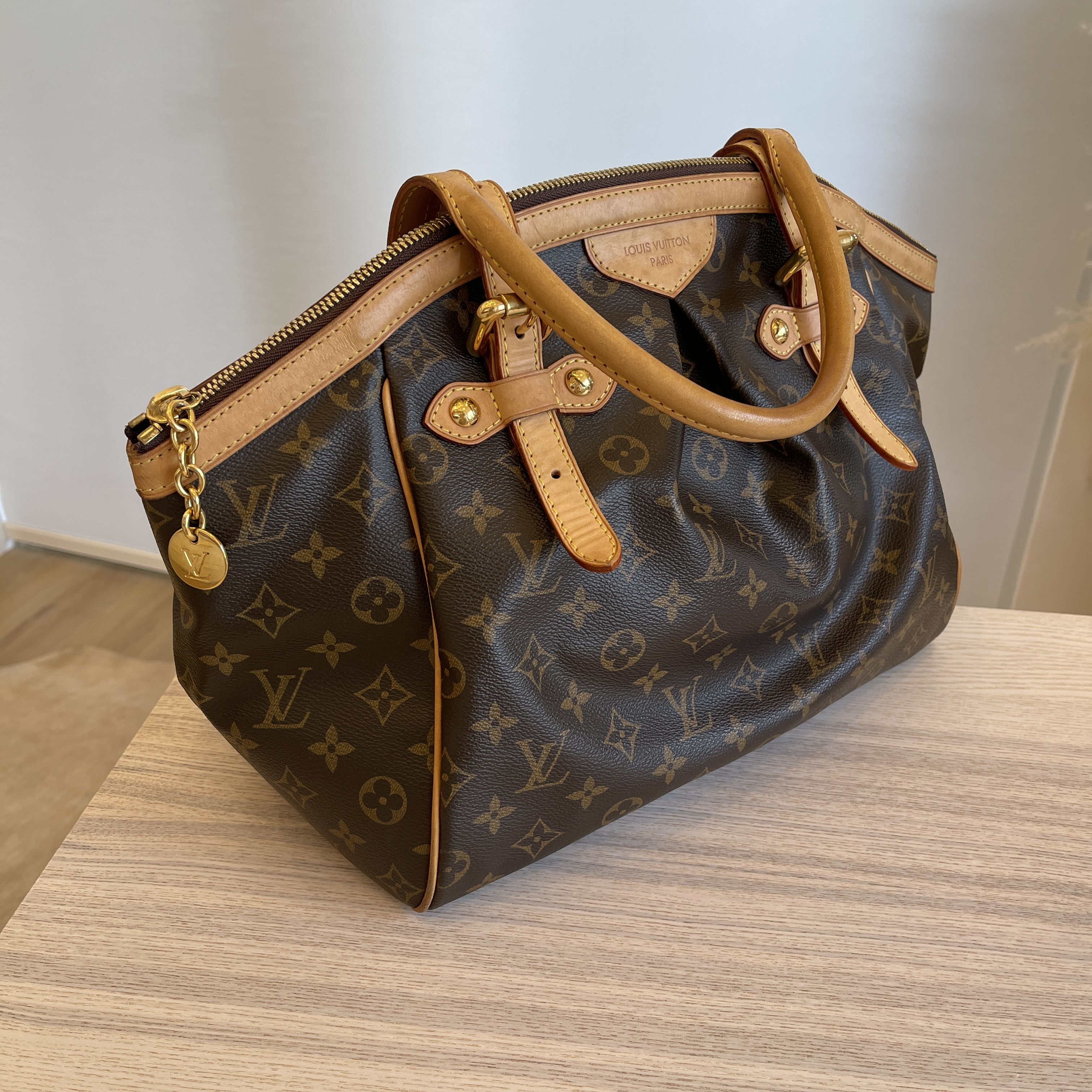 Louis Vuitton Monogram Tivoli Bag GM Brown