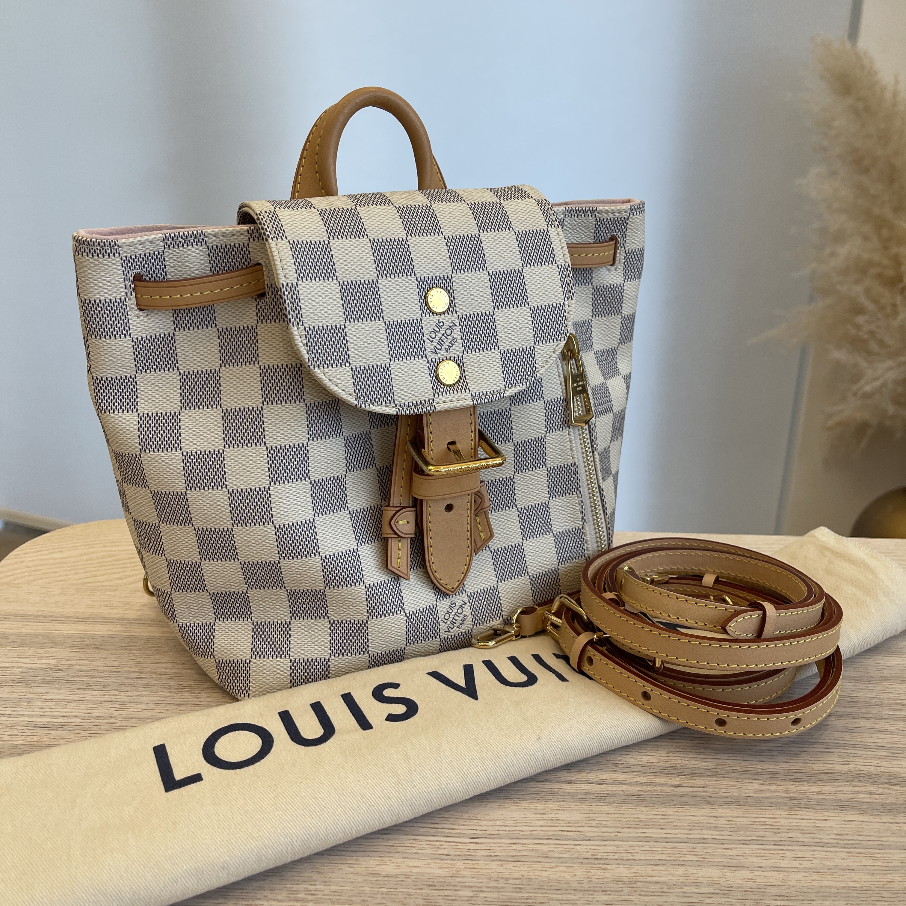 Louis Vuitton Damier Azur Sperone Backpack
