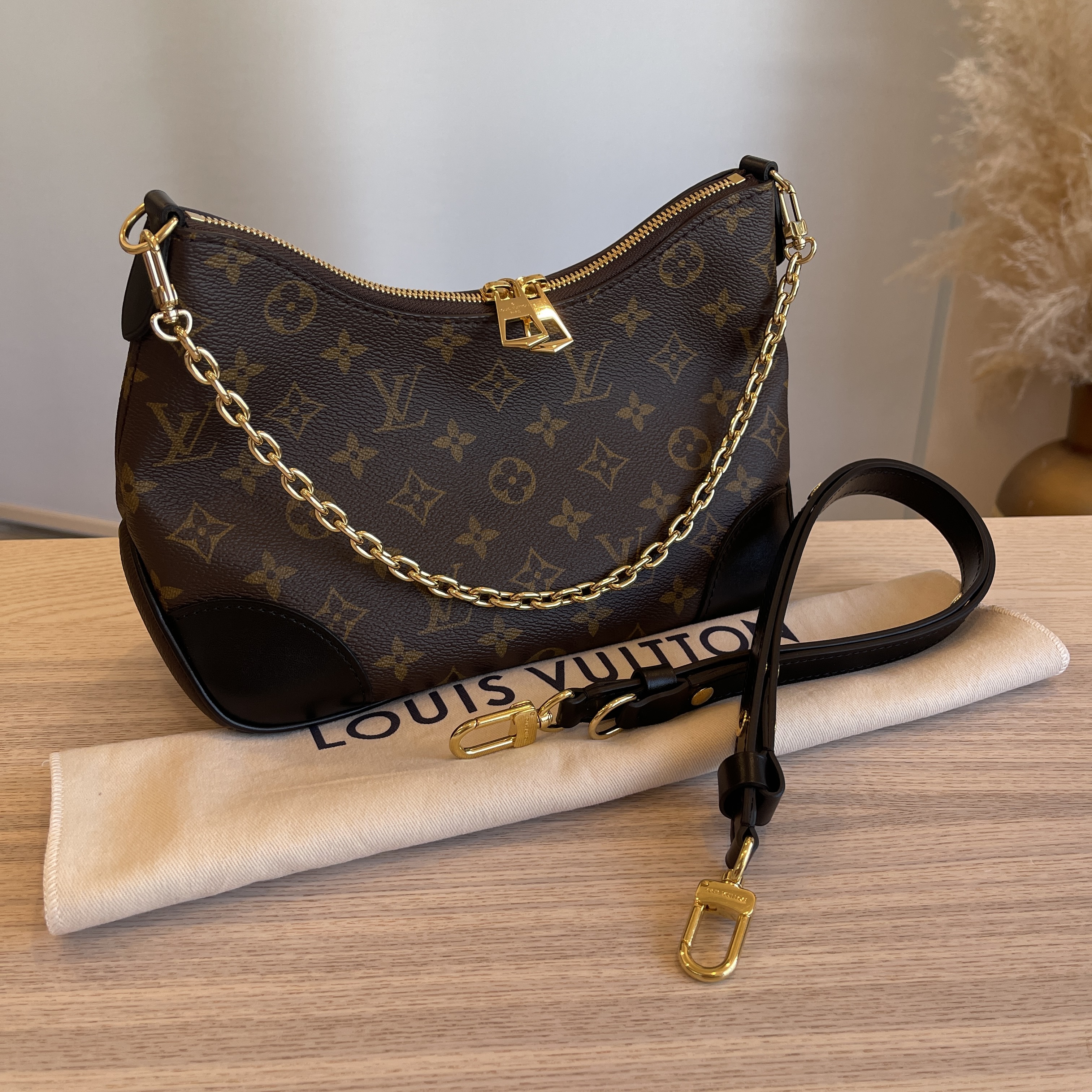 Louis Vuitton Monogram Boulogne Black