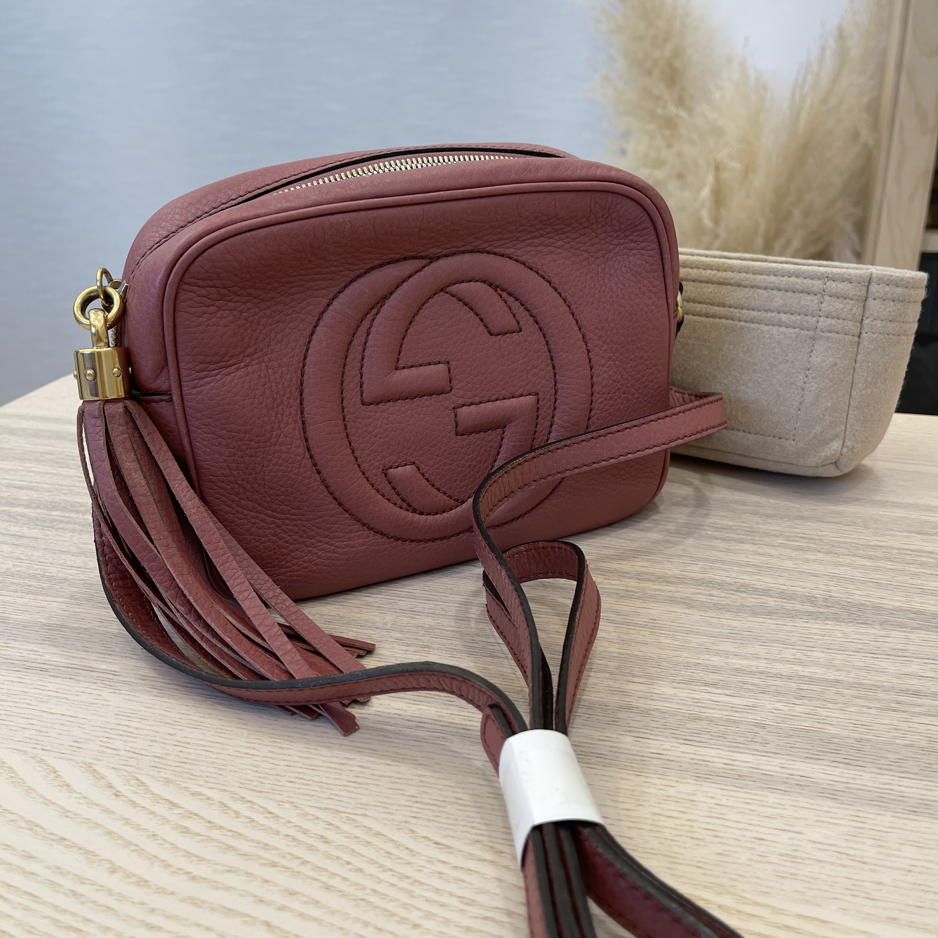 Gucci soho deals disco bag organizer