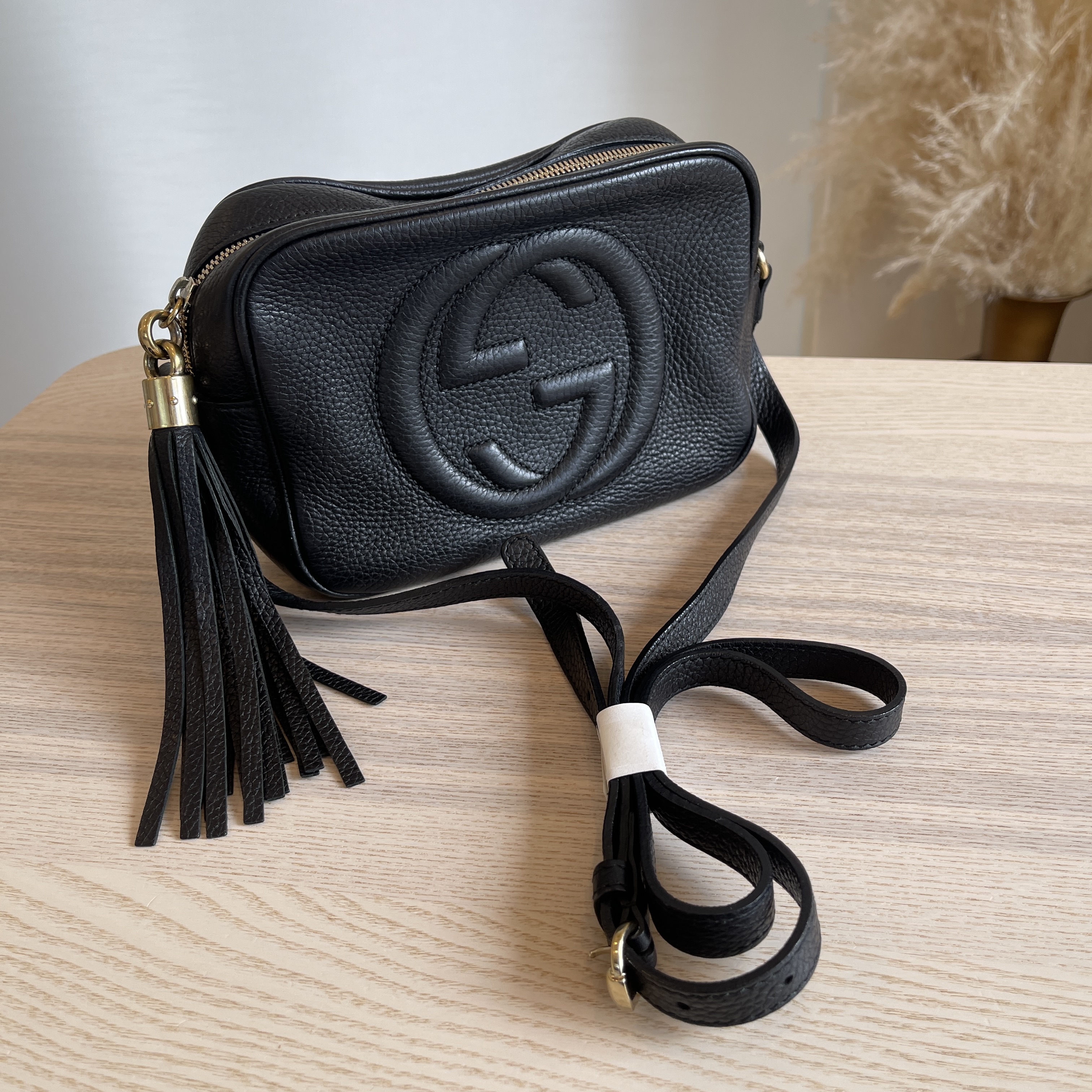 gucci disco bag black