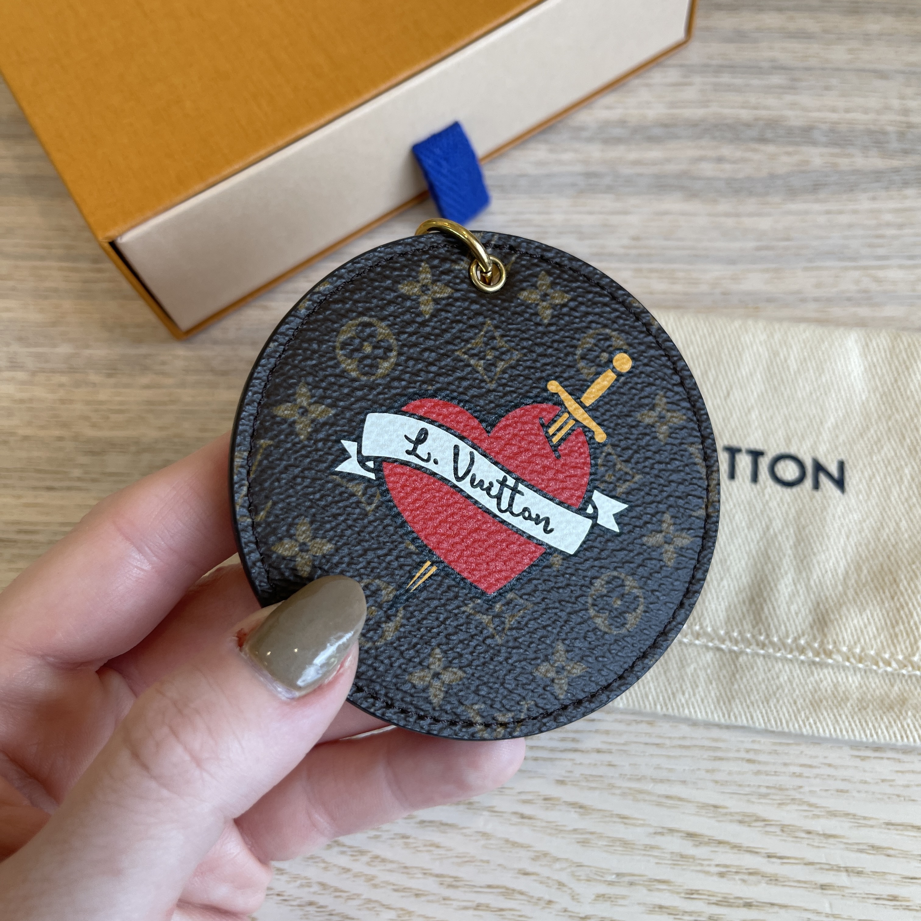 Louis Vuitton Monogram Stories Bag Charm Key Holder - A World Of