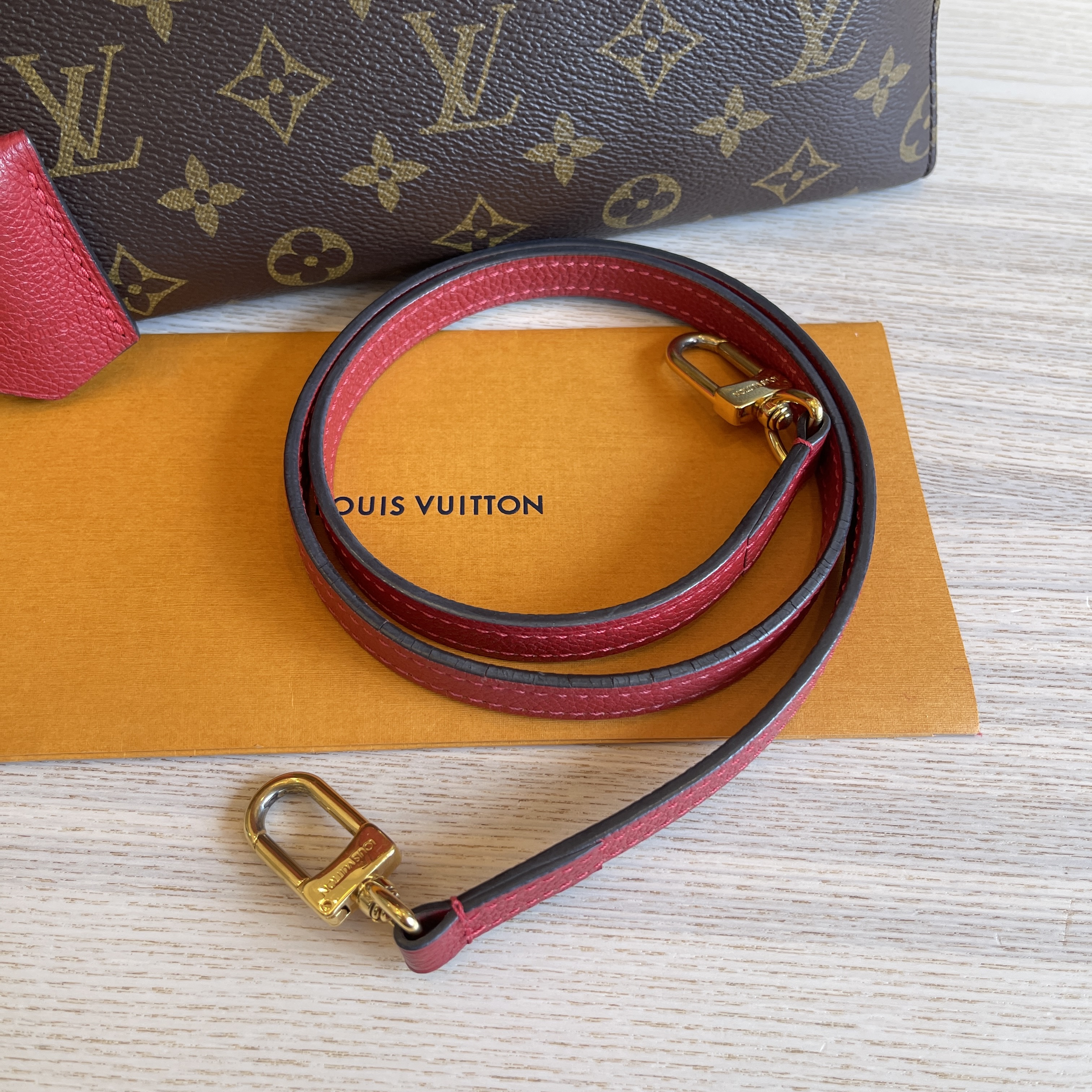 Louis Vuitton Cerise Monogram Canvas And Leather Venus Bag Louis