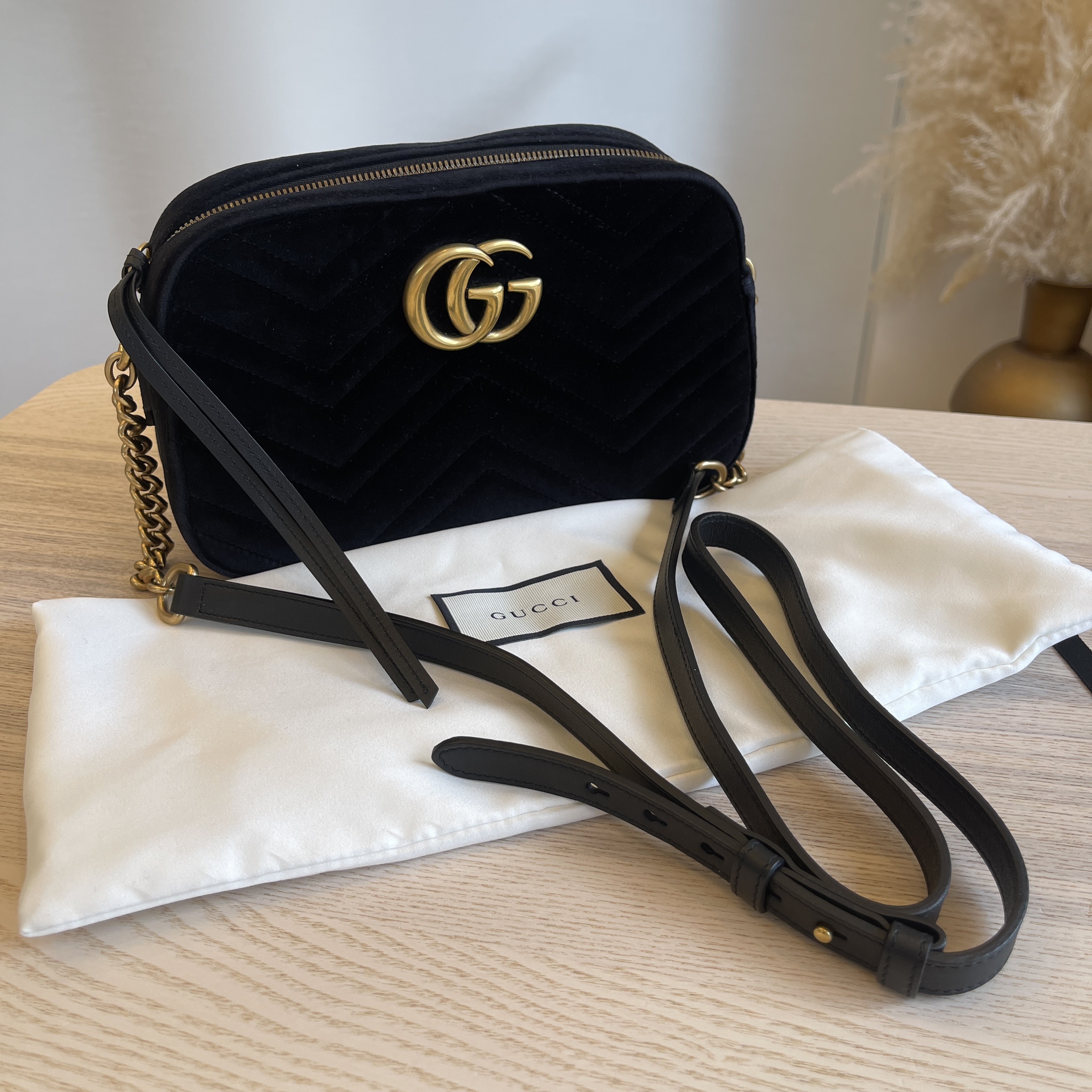 Pochette gucci velour 2025