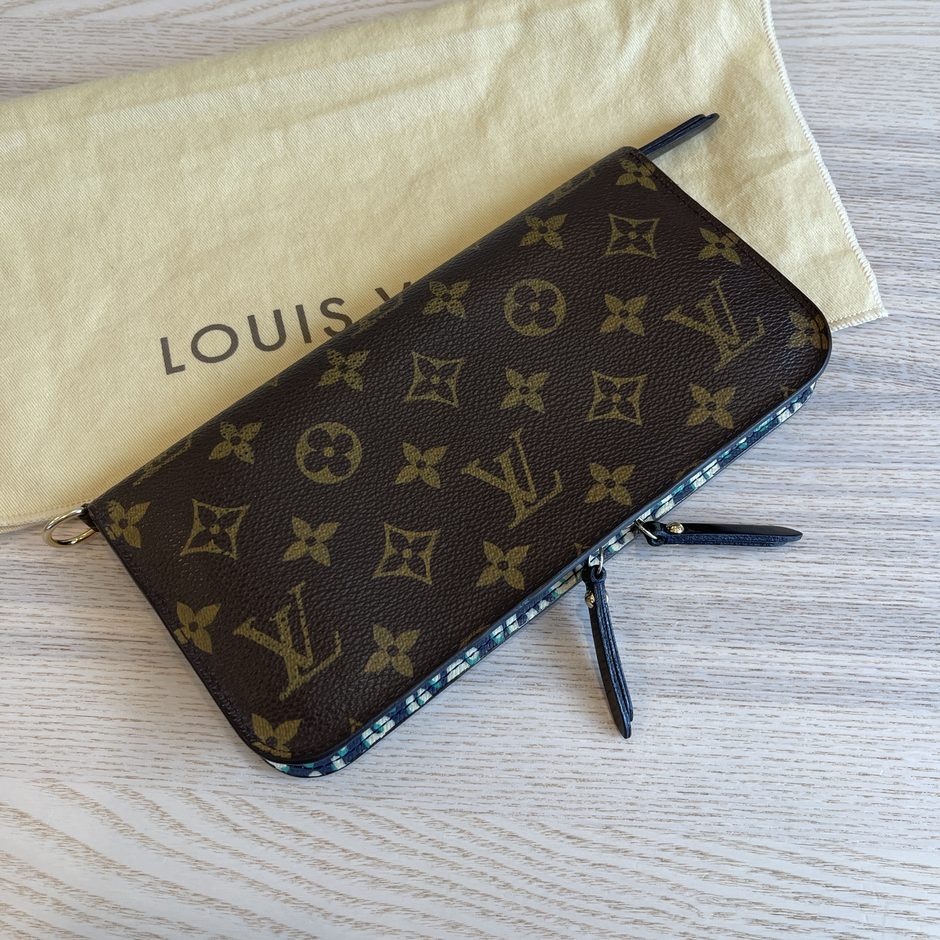 Louis Vuitton Stephen Sprouse Monogram Vernis Leopard Zippy Wallet