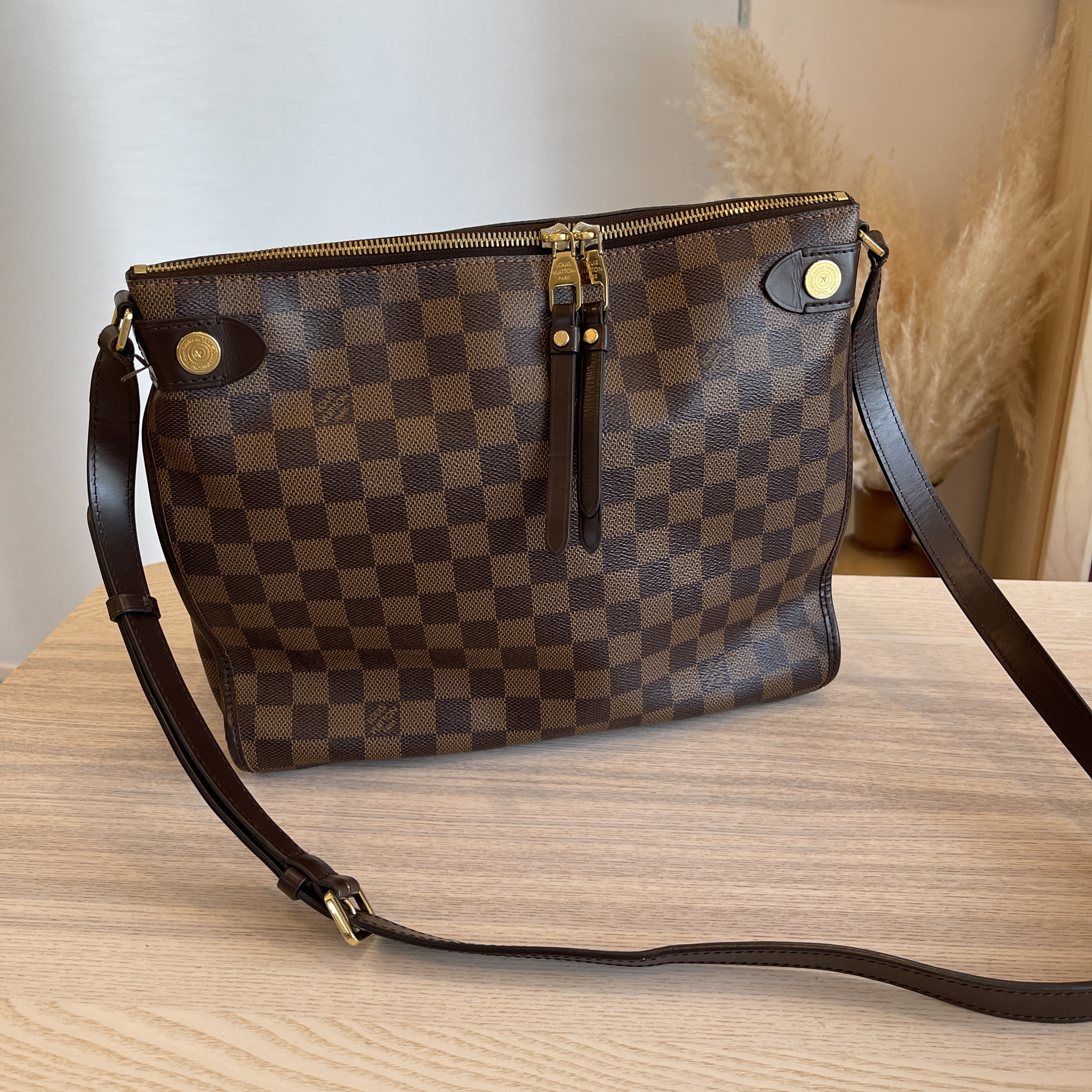 Louis Vuitton Duomo Damier Ebene Crossbody Bag Women