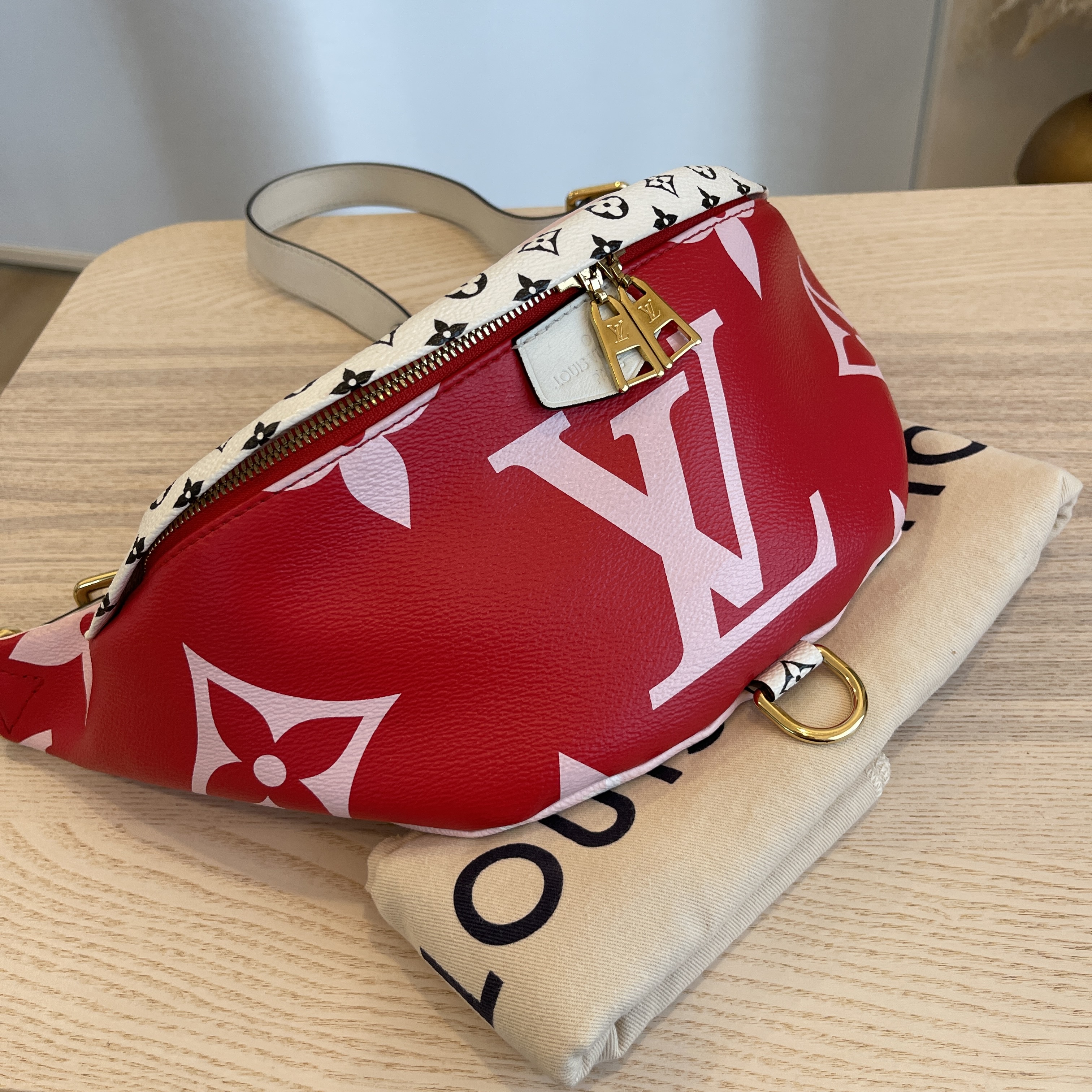 Louis Vuitton Alma BB in Epi Leather Rouge Coquelicot