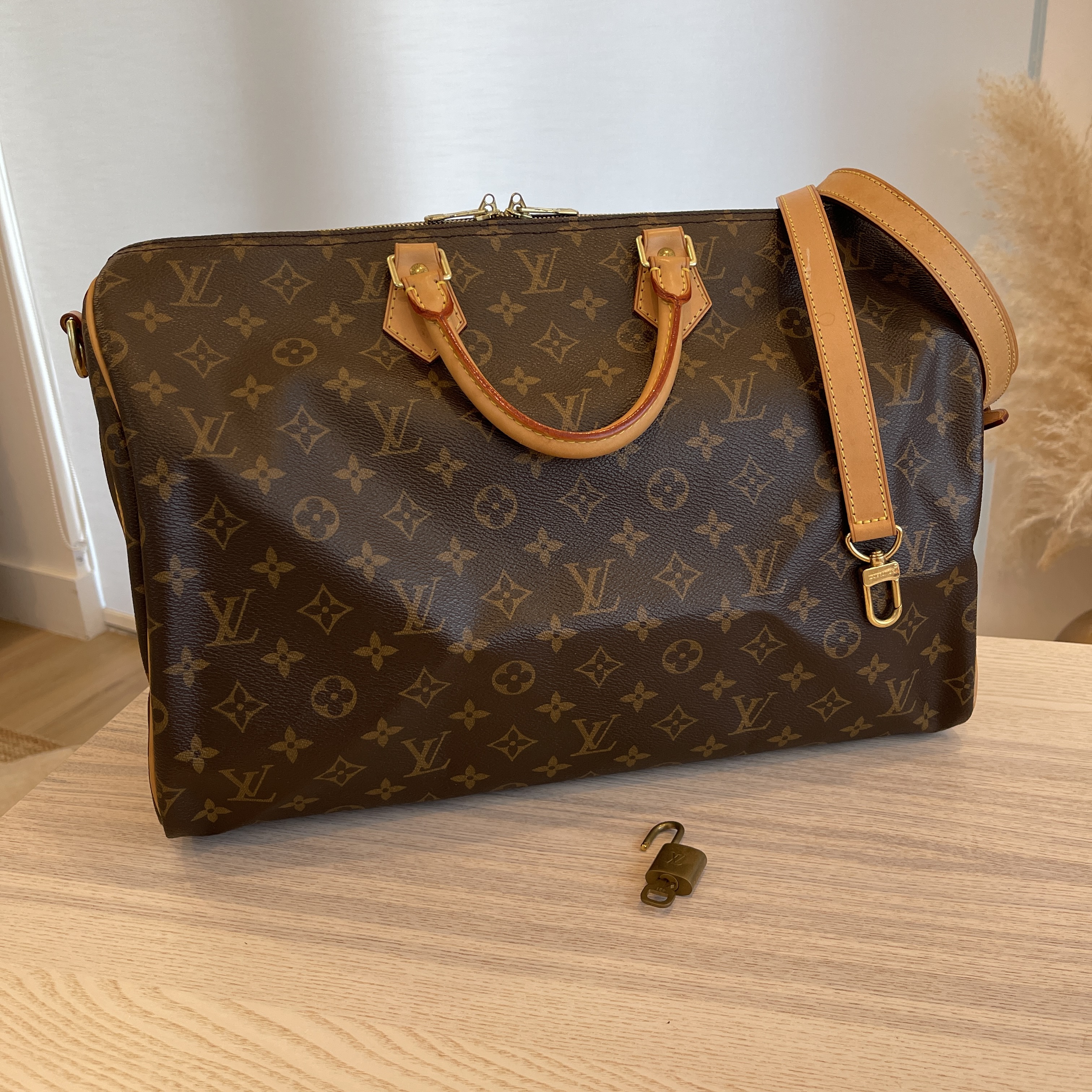 Louis Vuitton Monogram Speedy 40 Bandouliere