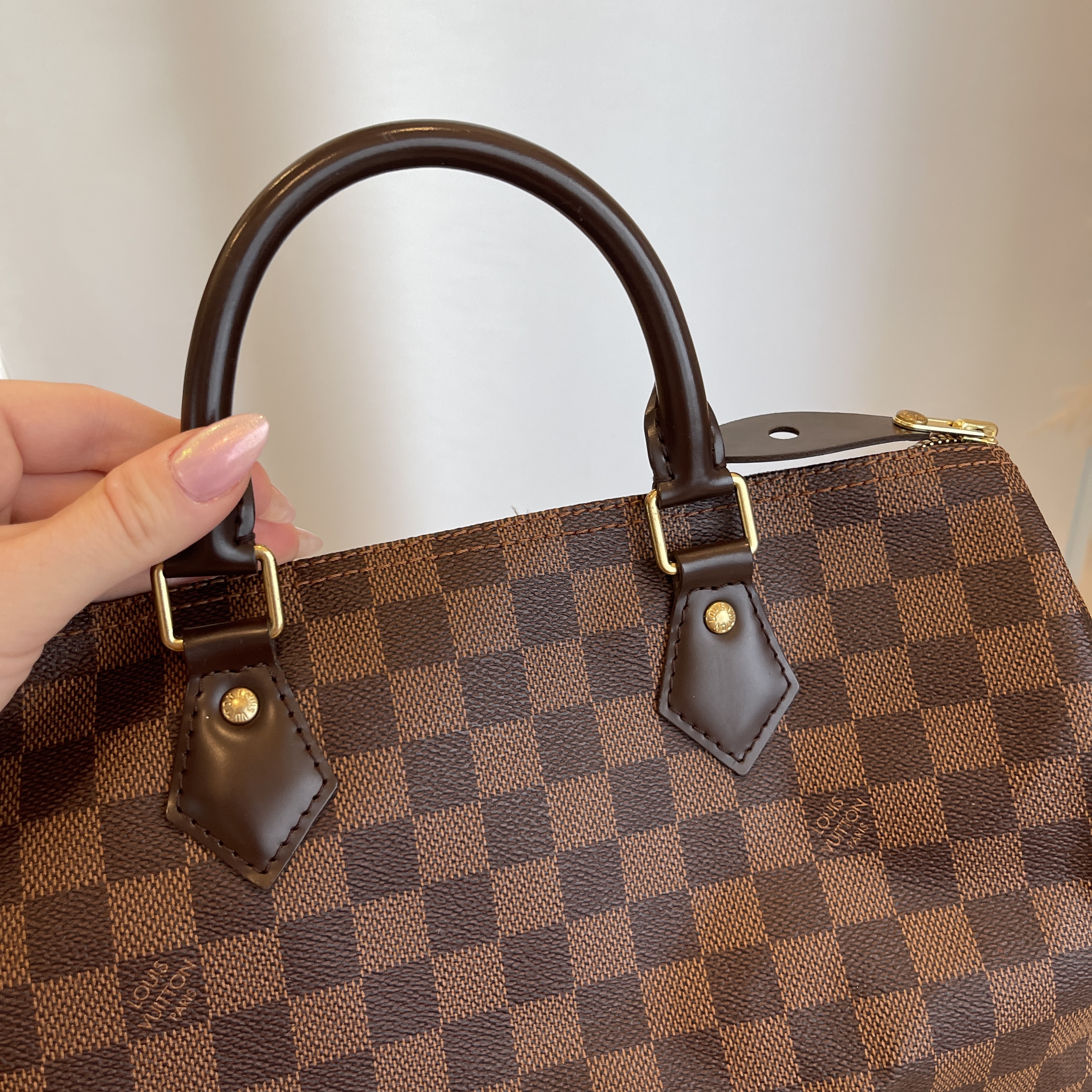 Louis Vuitton Ebene Damier Coated Canvas Speedy 30 Gold Hardware, 2012  Available For Immediate Sale At Sotheby's