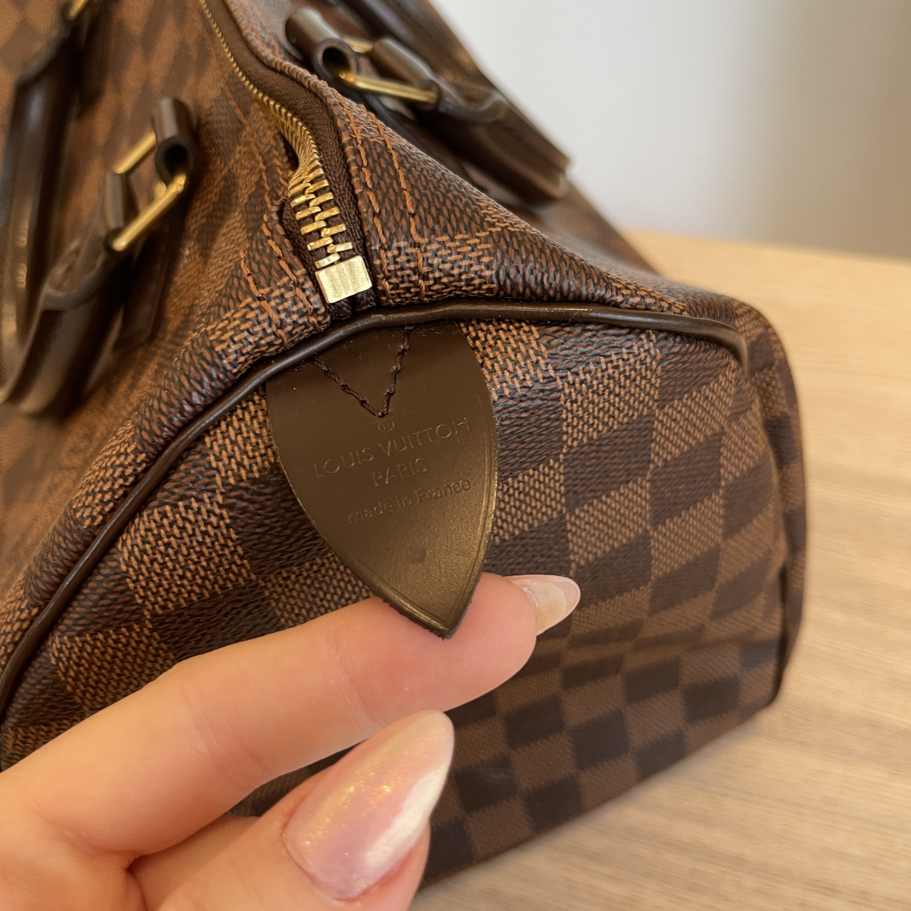 Louis Vuitton Ebene Damier Coated Canvas Speedy 30 Gold Hardware, 2012  Available For Immediate Sale At Sotheby's