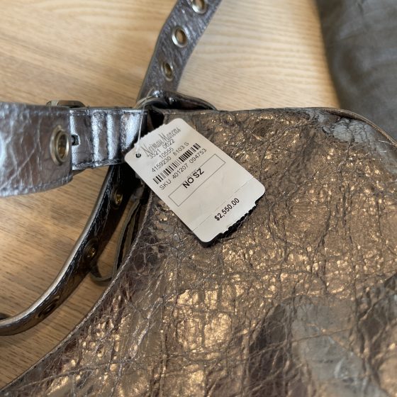Balenciaga Le Cagole XS Shoulder Bag Metallized in Silver