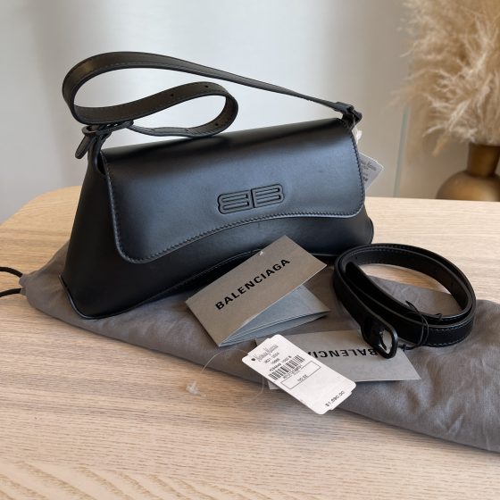 Balenciaga Black XX Small Flap Bag
