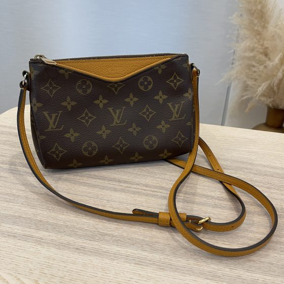 Louis Vuitton Monogram Pallas Uniformes Crossbody Safran