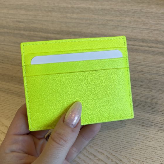 Balenciaga Cash Card Holder in Yellow / Black