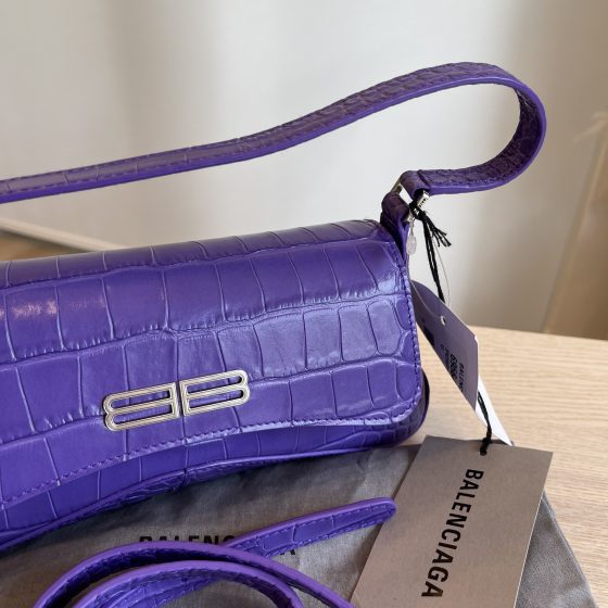 Balenciaga Purple XX Small Flap Bag