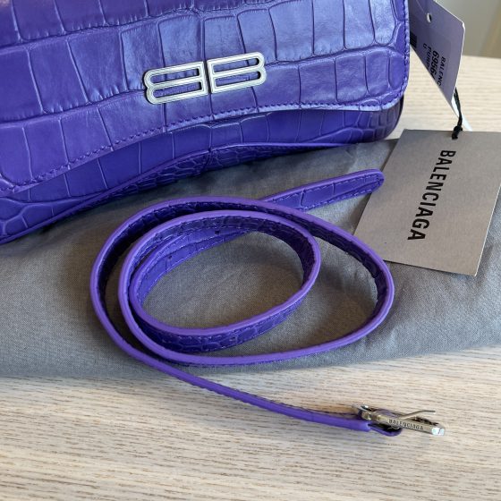 Balenciaga Purple XX Small Flap Bag