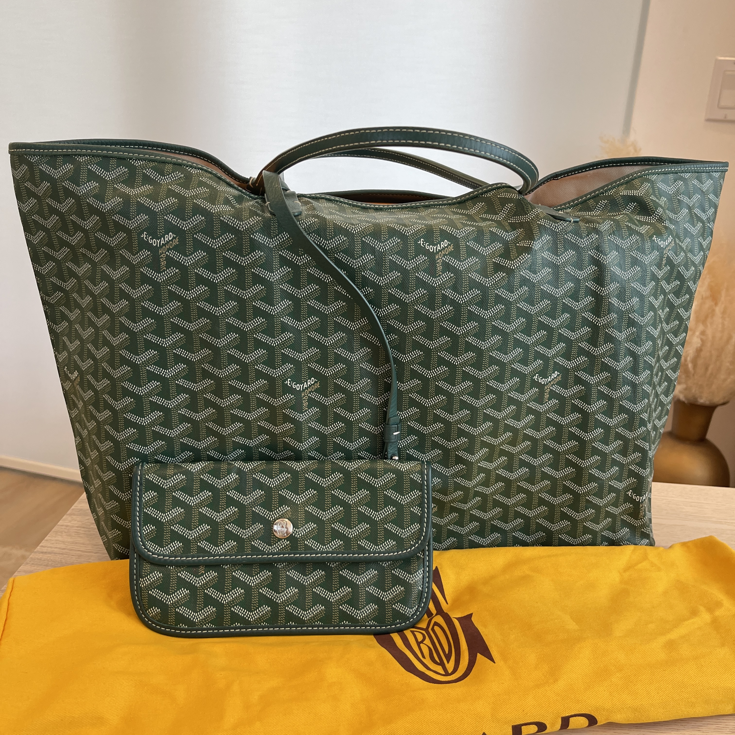 goyard gm green