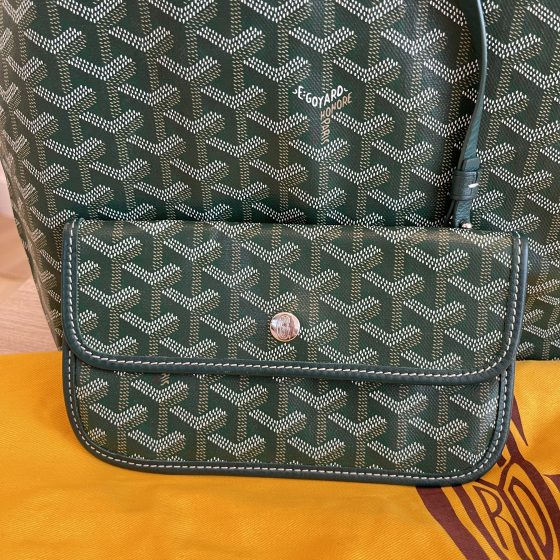 Goyard Goyardine Saint Louis GM Green
