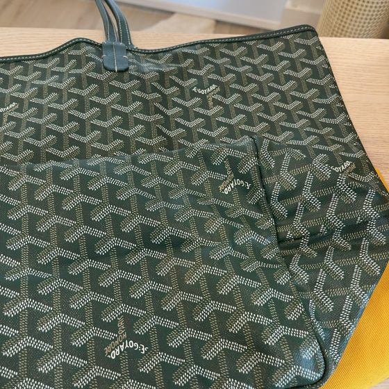 Goyard Goyardine Saint Louis GM Green
