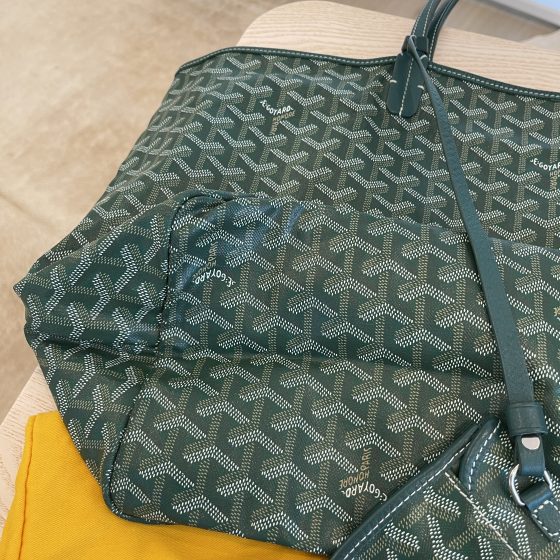 Goyard Goyardine Saint Louis GM Green