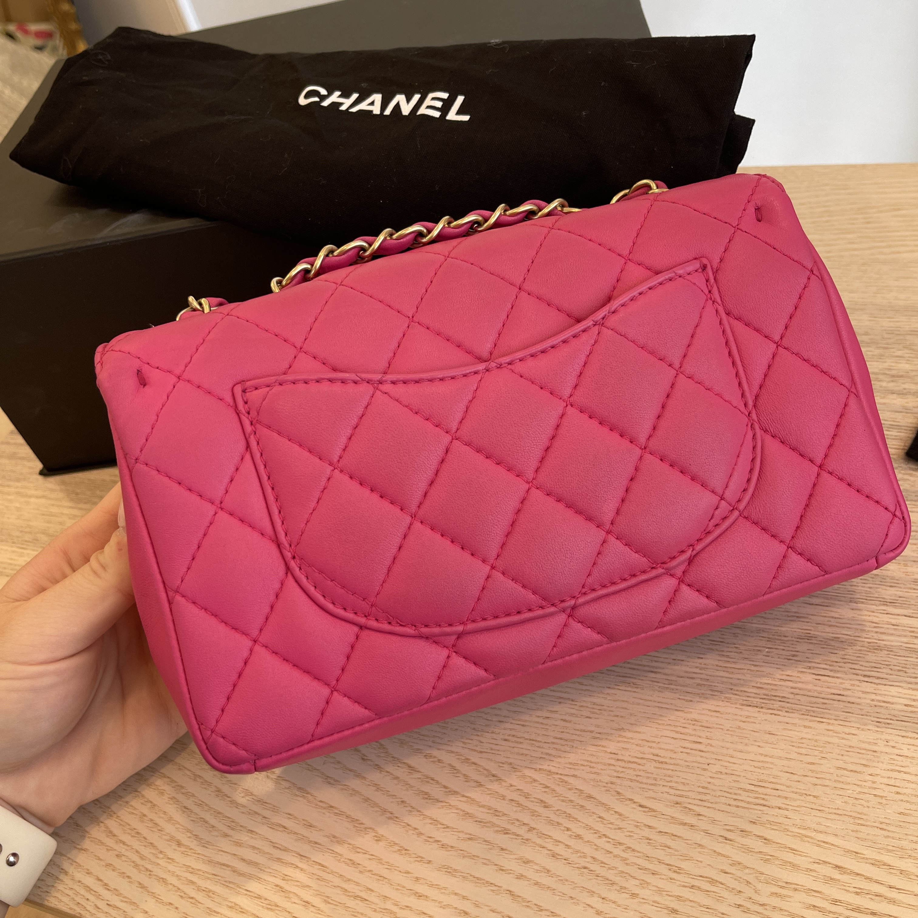 Chanel Vintage Pink Quilted Lambskin Mini Diana Flap Bag Gold Hardware,  1989-1991 Available For Immediate Sale At Sotheby's