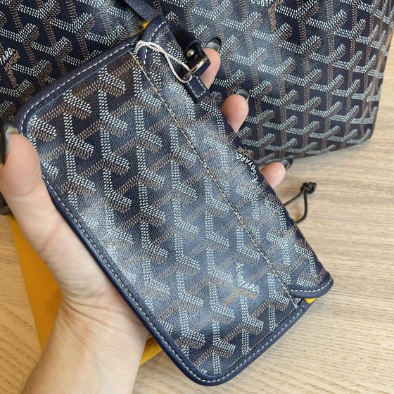 Goyard Goyardine Saint Louis PM Navy