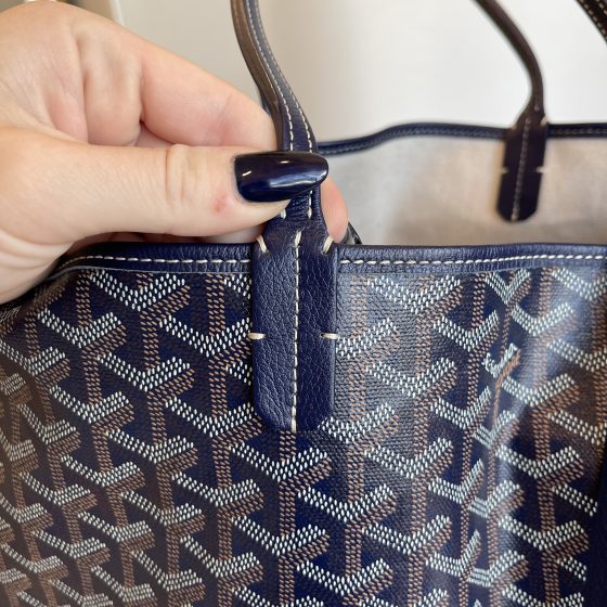 Goyard Goyardine Saint Louis PM Navy