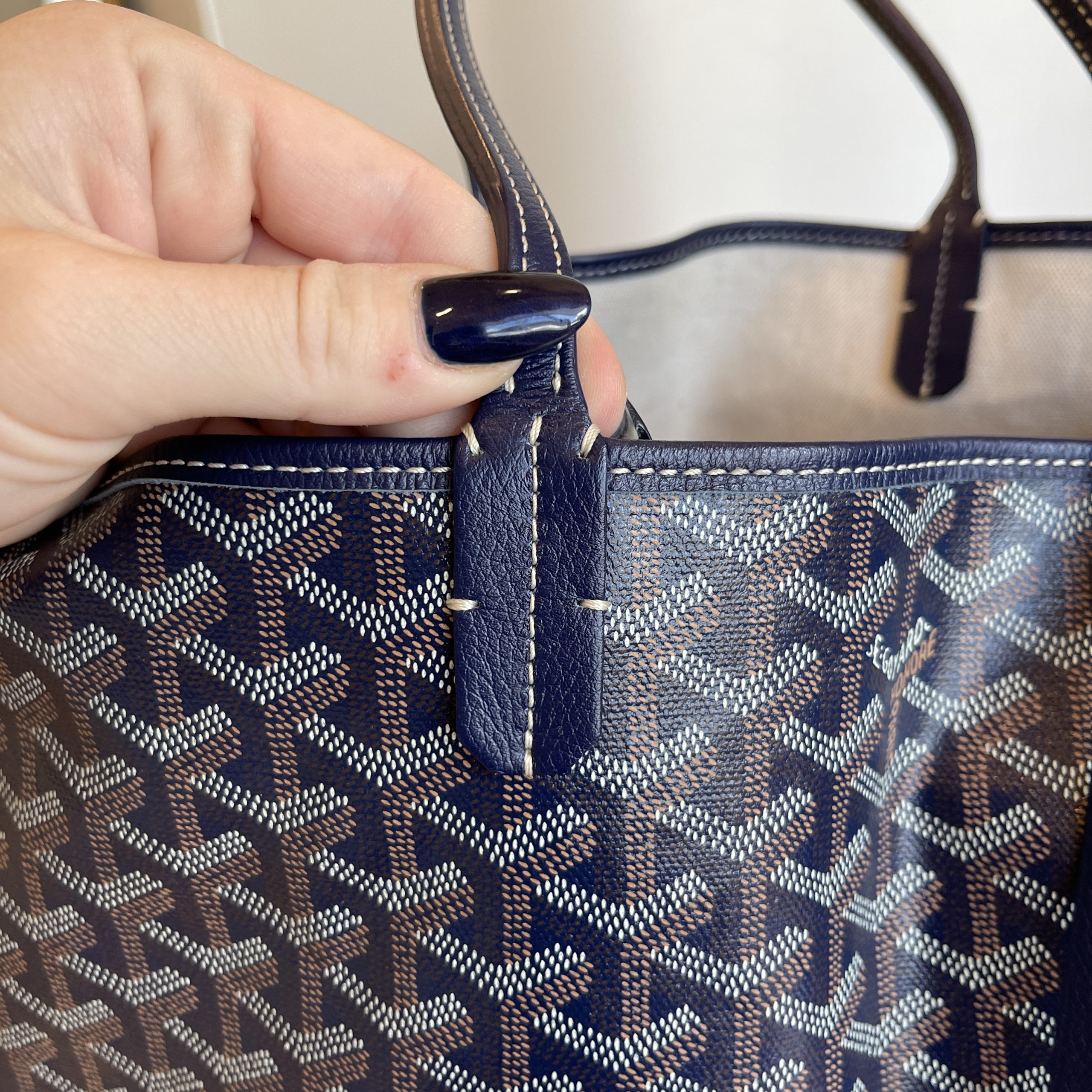 GOYARD Goyardine Saint Louis PM Navy 1223794