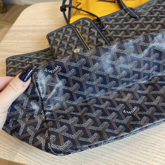 Goyard Goyardine Saint Louis PM Navy