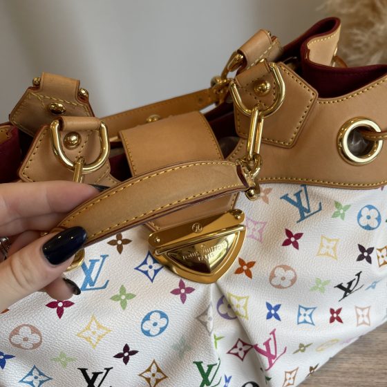 Louis Vuitton Monogram Multicolor Ursula White