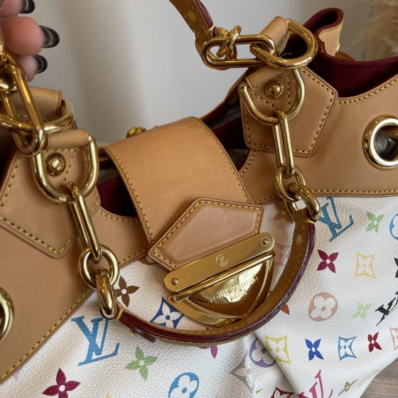 Louis Vuitton Monogram Multicolor Ursula White