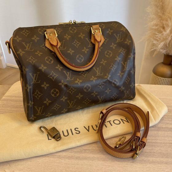 Louis Vuitton Monogram Speedy 30 Bandouliere