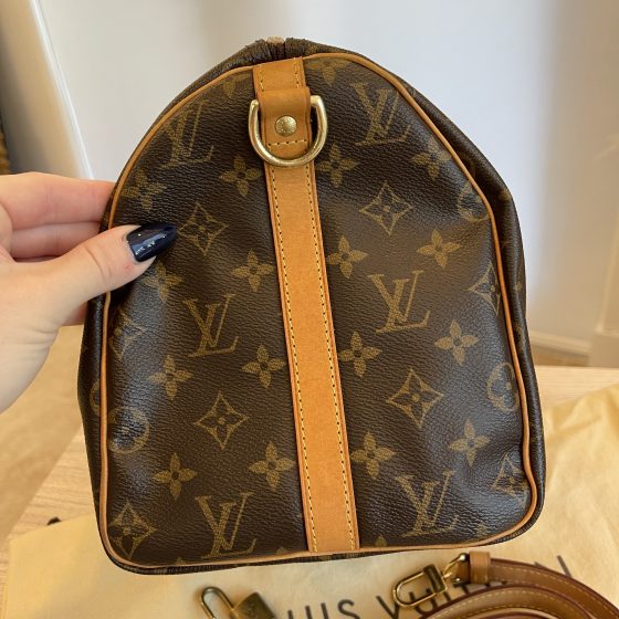 Louis Vuitton Monogram Speedy 30 Bandouliere