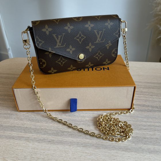 Louis Vuitton Monogram Felicie Strap & Go Kaki