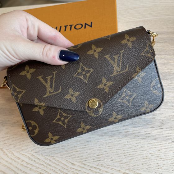 Louis Vuitton Monogram Felicie Strap & Go Kaki
