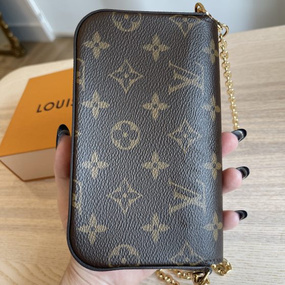 Louis Vuitton Monogram Felicie Strap & Go Kaki
