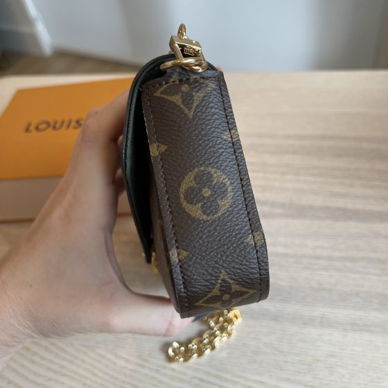 Louis Vuitton Monogram Felicie Strap & Go Kaki