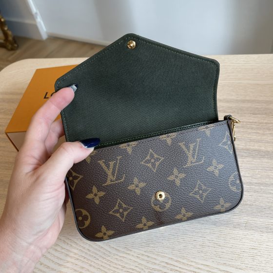 Louis Vuitton Monogram Felicie Strap & Go Kaki