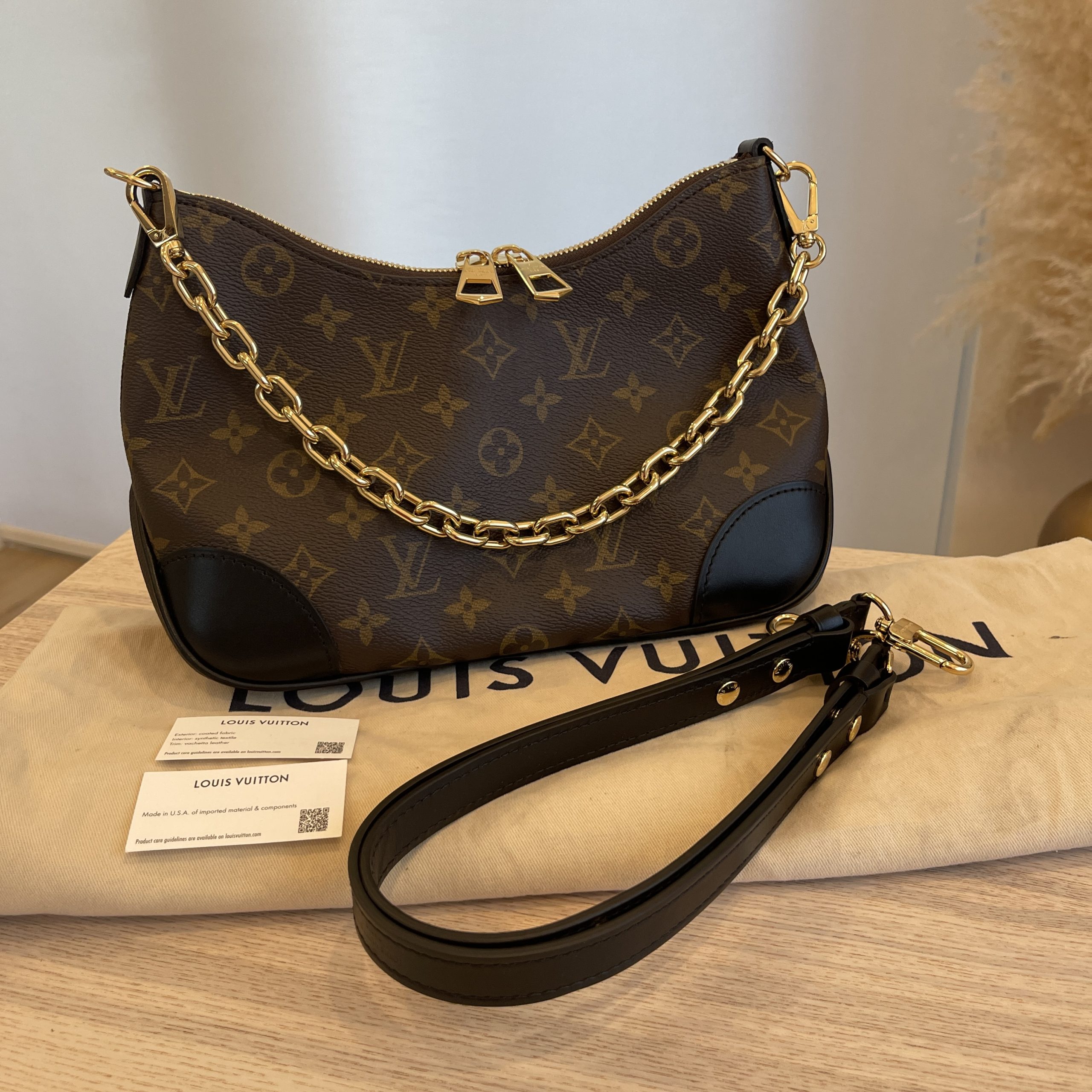 LOUIS VUITTON Boulogne Black Monogram