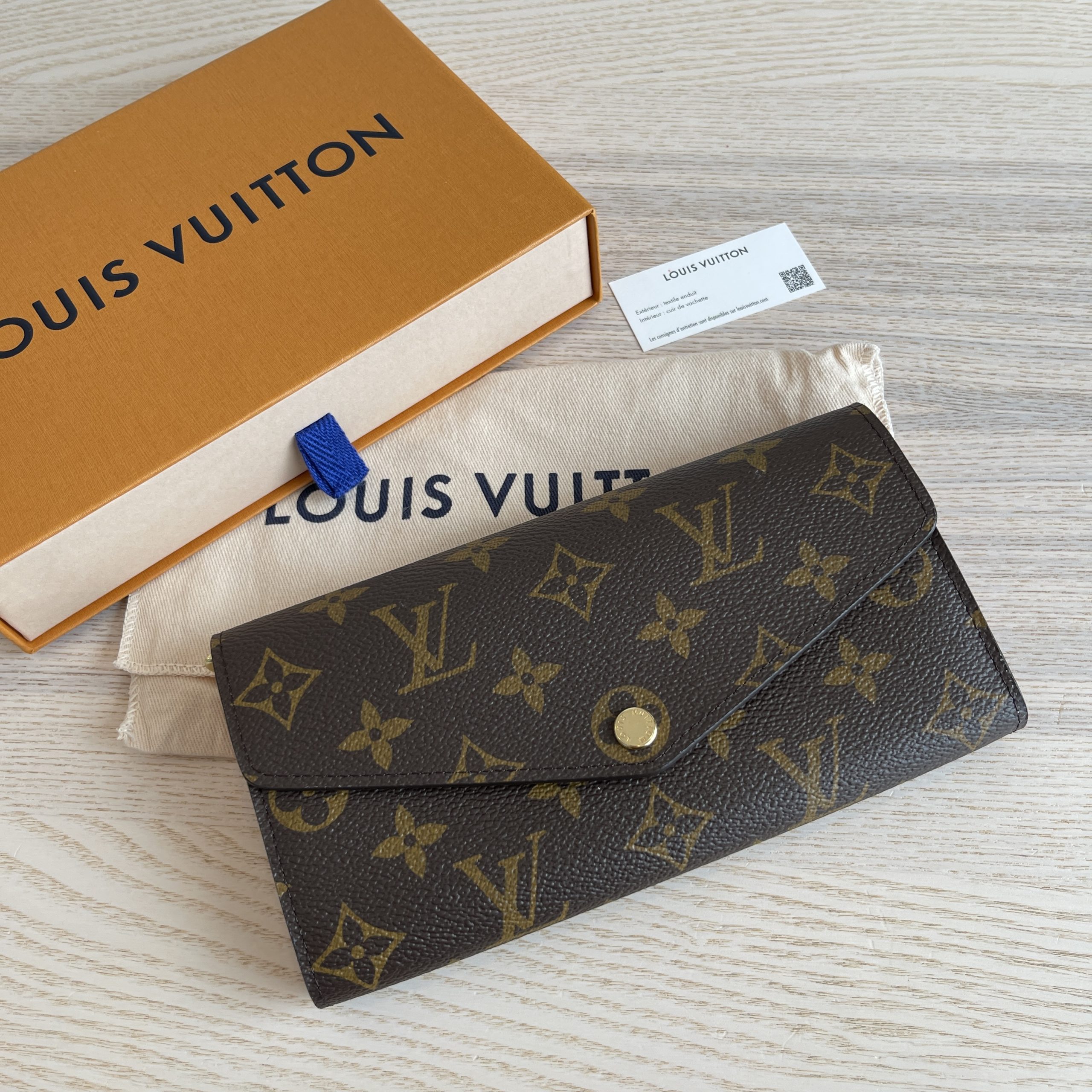 Louis Vuitton Monogram Sarah Wallet Rose Ballerine