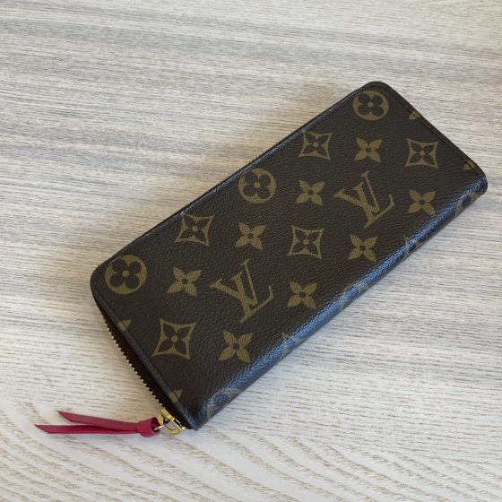 Louis Vuitton Monogram Clemence Wallet Pink