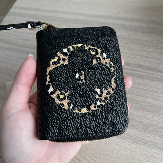 Louis Vuitton Jungle Zippy Coin Purse Black