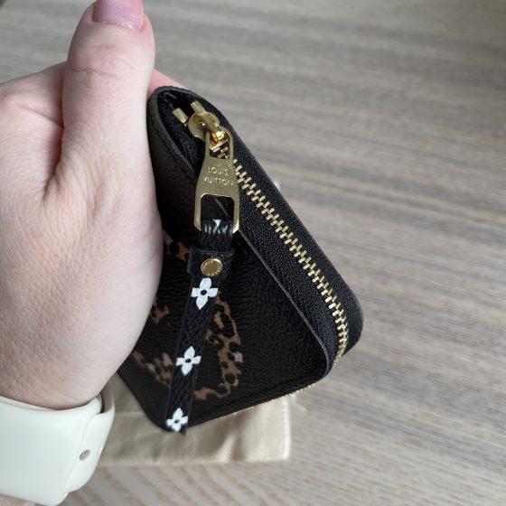 Louis Vuitton Jungle Zippy Coin Purse Black