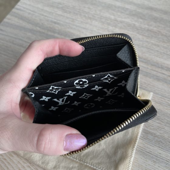 Louis Vuitton Jungle Zippy Coin Purse Black