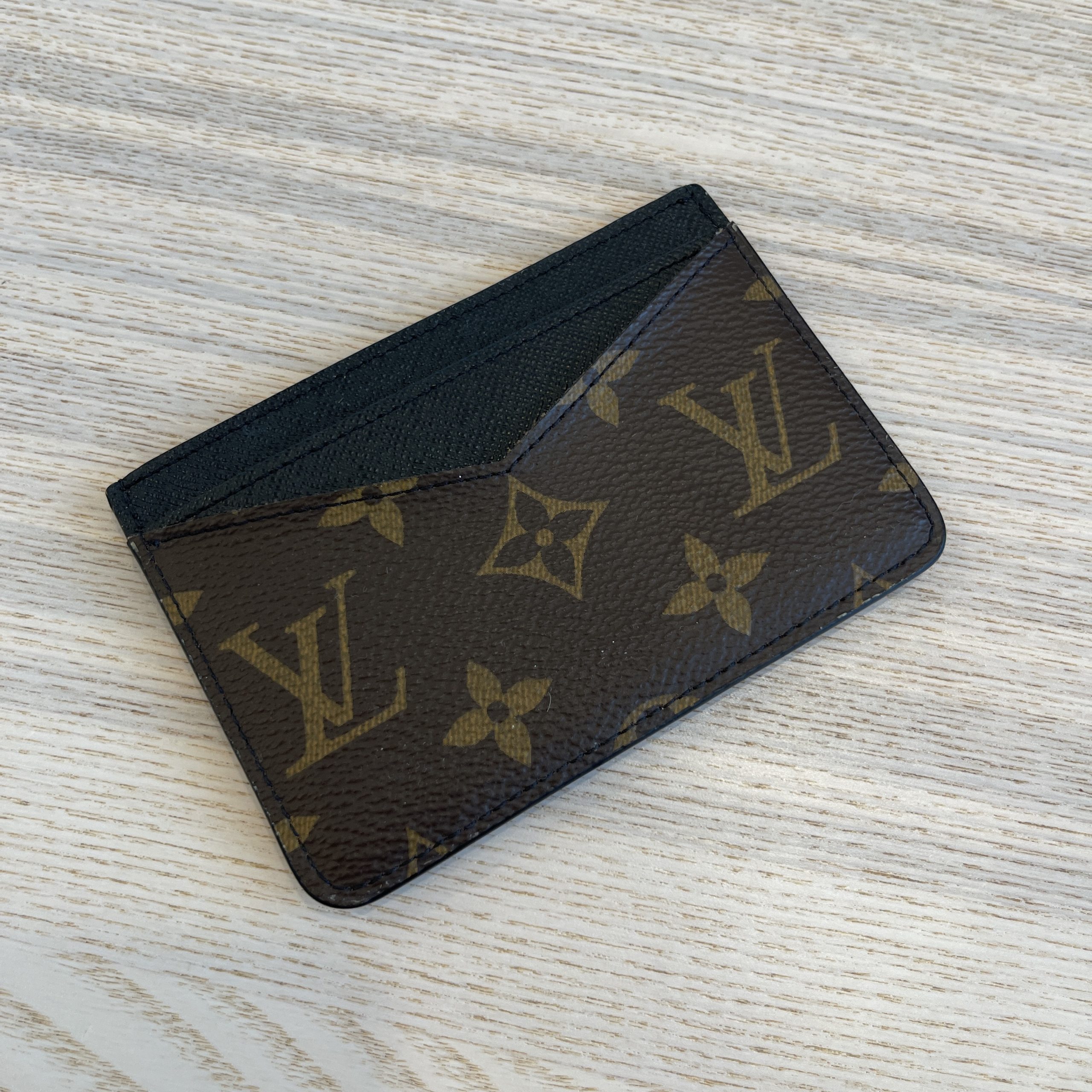 LOUIS VUITTON Monogram Macassar Neo Porte-Cartes Card Holder | FASHIONPHILE