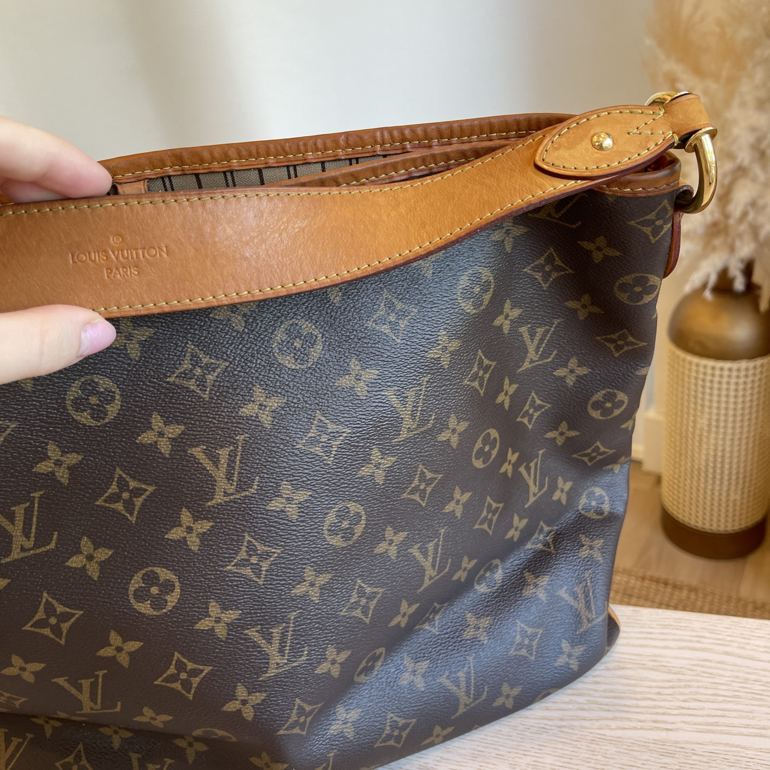 Louis Vuitton Delightful MM Monogram Canvas GHW