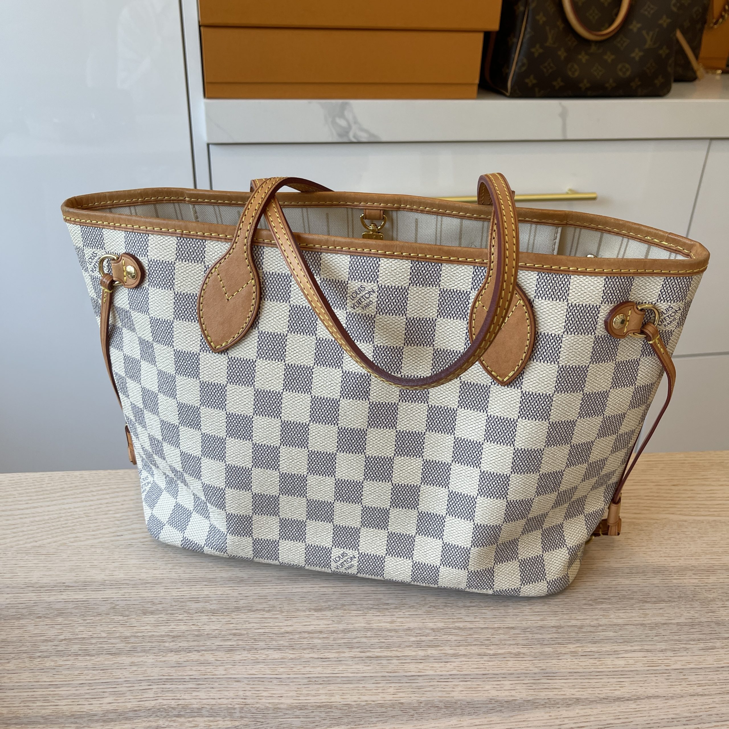 Neverfull PM Damier Azur - Women - Handbags